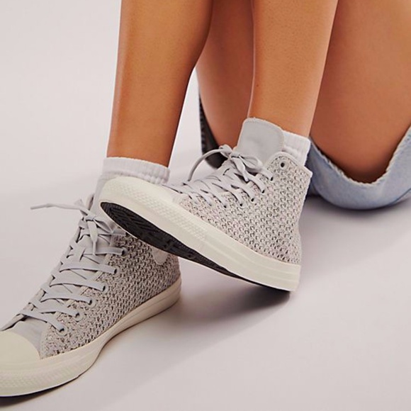 NWT, Converse Chuck Taylor All Star Crochet High Top Sneaker, SIZE 40 - Picture 1 of 11